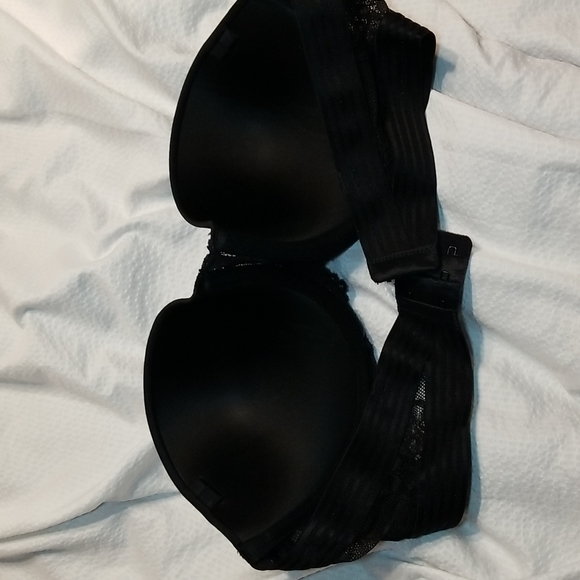 MAIDENFORM STRAPLESS LACE ACCENT NON SLIP STRIP BRA 36B - Picture 6 of 8